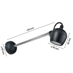 Paulmann Kikolo LED-Außenwandstrahler Ausleger 60°
