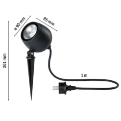 Paulmann Kikolo LED-Erdspießstrahler 8W 3.000K 60°