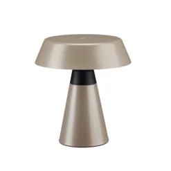 Paulmann LED-Akku-Tischlampe Lirox, beige/schwarz 20 cm IP44
