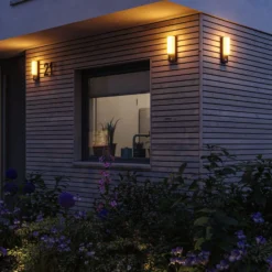 Paulmann LED-Außenwandlampe Bonnie, Alu, anthrazit, Sensor