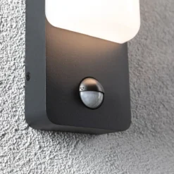 Paulmann LED-Außenwandlampe Bonnie, Alu, 2200/3000K, Sensor