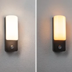 Paulmann LED-Außenwandlampe Bonnie, Alu, 2200/3000K, Sensor