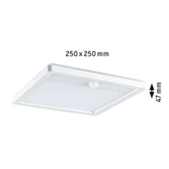 Paulmann LED-Außenwandlampe Lamina, weiß, IP44, Sensor