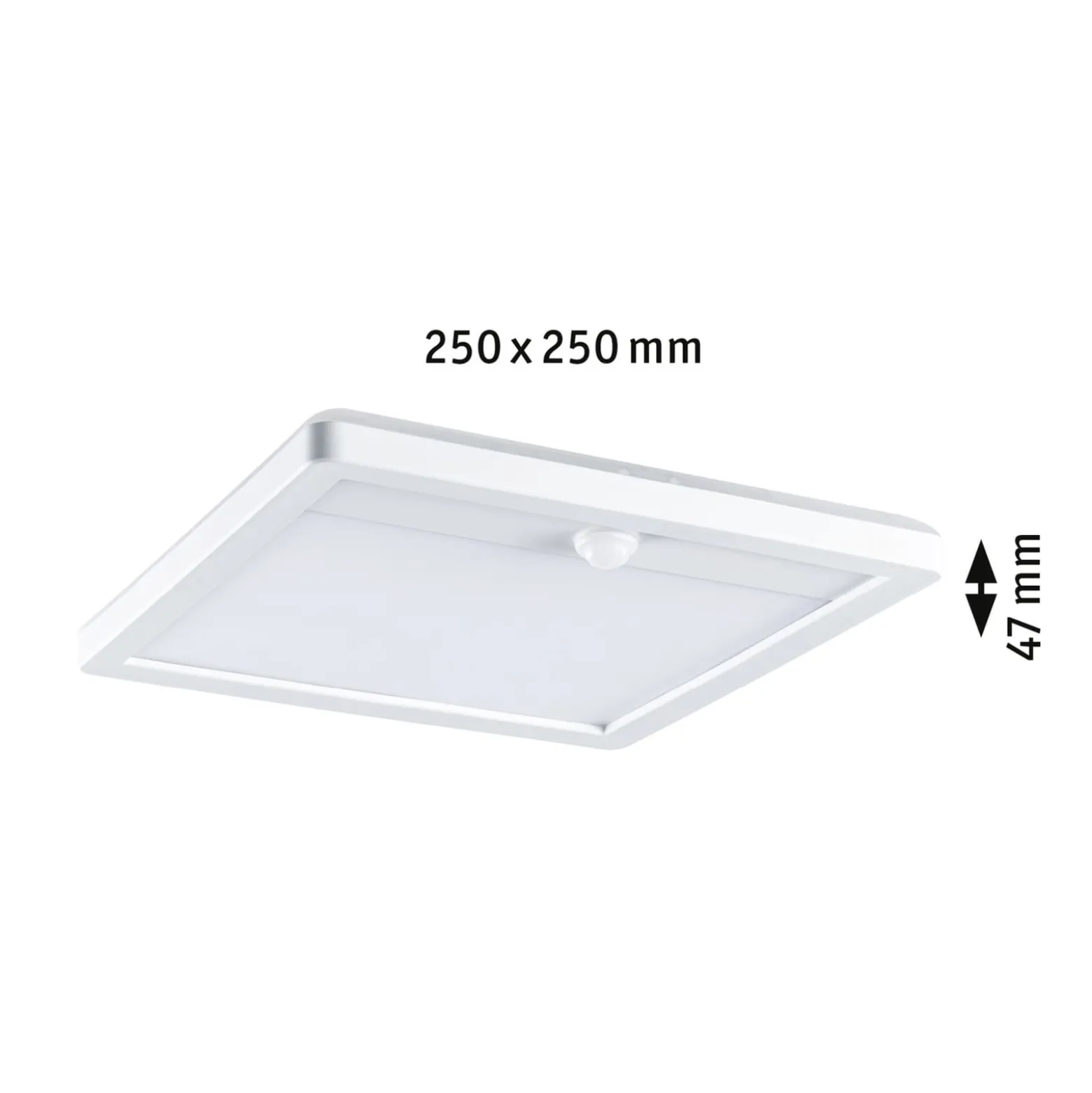 Paulmann LED-Außenwandlampe Lamina, weiß, IP44, Sensor
