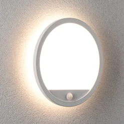 Paulmann LED-Außenwandlampe Lamina, weiß, Sensor, IP44