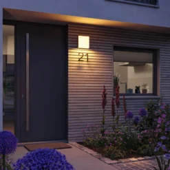 Paulmann LED-Außenwandleuchte Azalena, Sensor, anthrazit