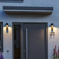 Paulmann LED-Außenwandleuchte Caissa, Aluminium, Sensor