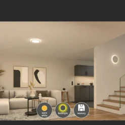 Paulmann LED-Deckenlampe Atria Shine, weiß, Ø 29 cm 3.000 K