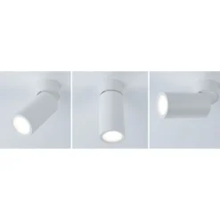 Paulmann LED-Deckenlampe Turnal Coin weiß, Metall, 2.700 K