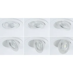 Paulmann LED-Einbaulampe Aumus White Select CCT weiß 3er-Set
