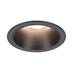 Paulmann LED-Einbaulampe Cole Coin schwarz Ø9cm IP44 dim 3er