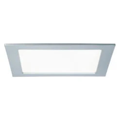 Paulmann LED-Einbaupanel eckig, 18W, 4.000K, chrom
