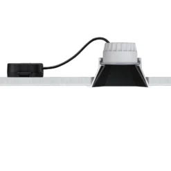 Paulmann LED-Einbauspot Cole Coin schwarz eckig IP44 dim 3er