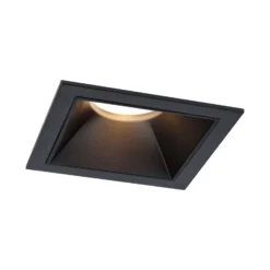 Paulmann LED-Einbauspot Cole Coin schwarz eckig IP44 dim 3er