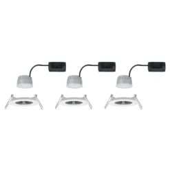 Paulmann LED-Einbauspot Nova Coin 3er weiß rund dimmbar