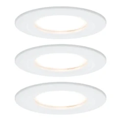 Paulmann LED-Einbauspot Nova Coin 3er weiß rund dimmbar