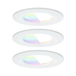 Paulmann LED-Einbauspot Nova Coin Smart weiß RGBW 3er 7,8cm