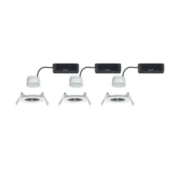 Paulmann LED-Einbauspot Nova Coin Smart weiß RGBW 3er 7,8cm