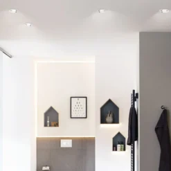 Paulmann LED-Einbauspot Nova 3er weiß, dimmbar, IP65, 2700K