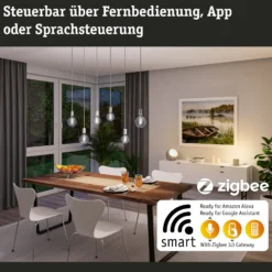 Paulmann LED-Globe G95 Zigbee E27 7,5W gold CCT
