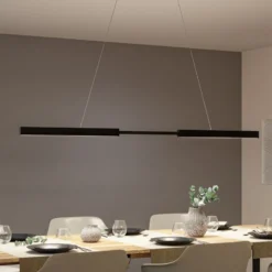 Paulmann LED-Hängelampe Aptare, schwarz, Sensor, dimmbar
