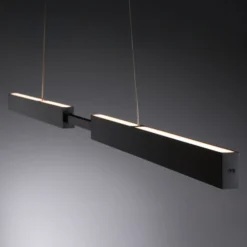 Paulmann LED-Hängelampe Aptare, schwarz, Sensor, dimmbar
