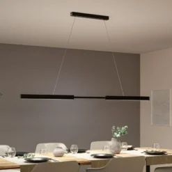 Paulmann LED-Hängelampe Aptare, schwarz, Sensor, dimmbar