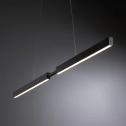 Paulmann LED-Hängelampe Aptare, schwarz, Sensor, dimmbar