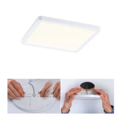 Paulmann LED-Panel Areo 3.000K eckig 17,5 cm weiß