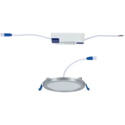 Paulmann LED-Panel Areo 3.000K rund chrom 11,8cm
