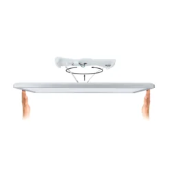 Paulmann LED-Panel Atria Shine 29cm holz IP44 3000K an/aus
