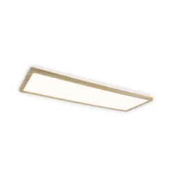 Paulmann LED-Panel Atria Shine 58cm holz IP44 3000K an/aus