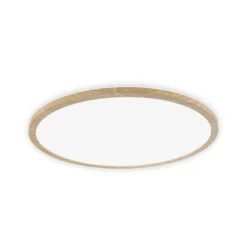 Paulmann LED-Panel Atria Shine Ø42cm holz IP44 4000K an/aus