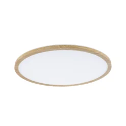 Paulmann LED-Panel Atria Shine Ø42cm holz IP44 4000K an/aus