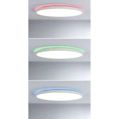 Paulmann LED-Panel Atria Shine, Ø40cm, RGBW, weiß IP20, dim.