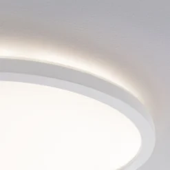 Paulmann LED-Panel Atria Shine, Ø19cm weiß IP44 3000K an/aus
