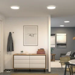 Paulmann LED-Panel Atria Shine Ø29cm weiß IP44 3000K an/aus