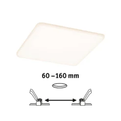 Paulmann LED-Panel Veluna eckig CCT ZigBee 18,5cm