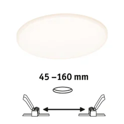 Paulmann LED-Panel Veluna 3.000K rund 18,5cm