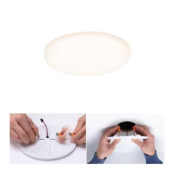 Paulmann LED-Panel Veluna 3.000K rund 12,5cm