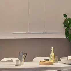Paulmann LED-Pendelleuchte Lento, chrom, 100cm up/down, dim.
