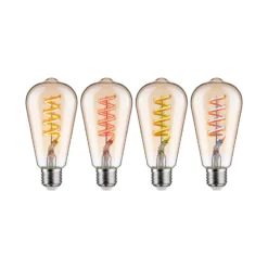 Paulmann LED-Rustika Zigbee E27 6,3W RGBW dim gold