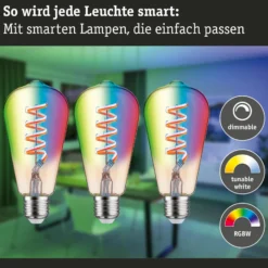 Paulmann LED-Rustika Zigbee E27 6,3W RGBW gold 3er