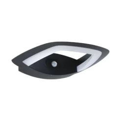 Paulmann LED-Sensor-Außenwandlampe Akena, 3.000 K, anthrazit