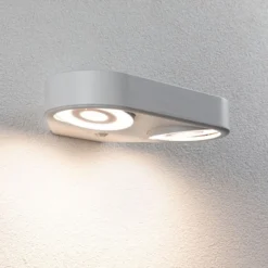 Paulmann LED-Sensor-Außenwandlampe Silma weiß 2-flammig IP44
