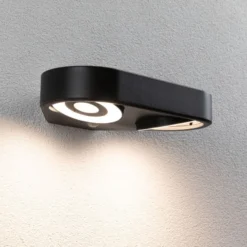 Paulmann LED-Sensor-Wandlampe Silma anthrazit 2-flammig IP44