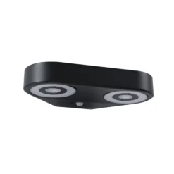 Paulmann LED-Sensor-Wandlampe Silma anthrazit 2-flammig IP44