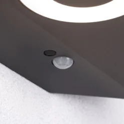 Paulmann LED-Sensor-Wandlampe Silma anthrazit 2-flammig IP44