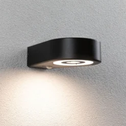 Paulmann LED-Sensor-Wandlampe Silma anthrazit 1-flammig IP44