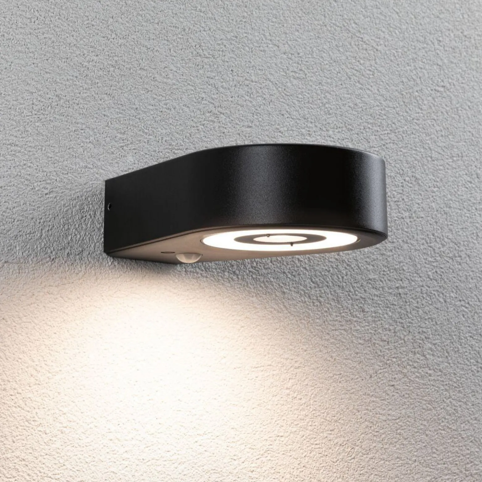 Paulmann LED-Sensor-Wandlampe Silma anthrazit 1-flammig IP44